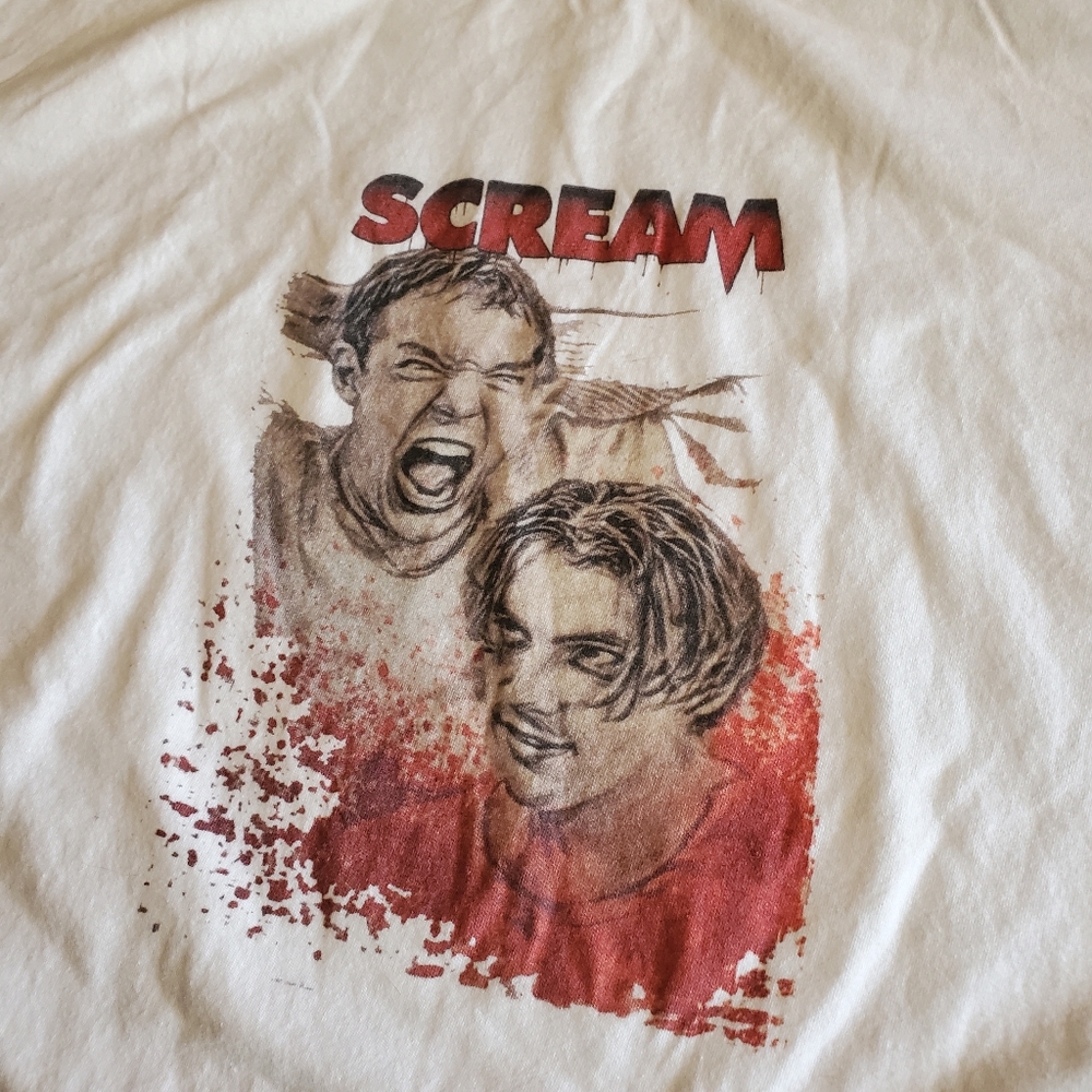 Vtg Scream Billy Stu Horror T Shirt Scream Movie T Shirt Sz 2XL Early 2000s Y2K